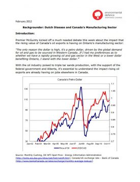 Report: The Impact of Canada’s Petrodollar