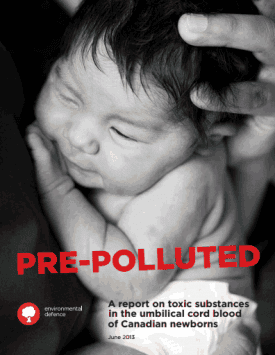 Report: Pre-Polluted: A report on toxic substances in the umbilical cord blood of Canadian newborns
