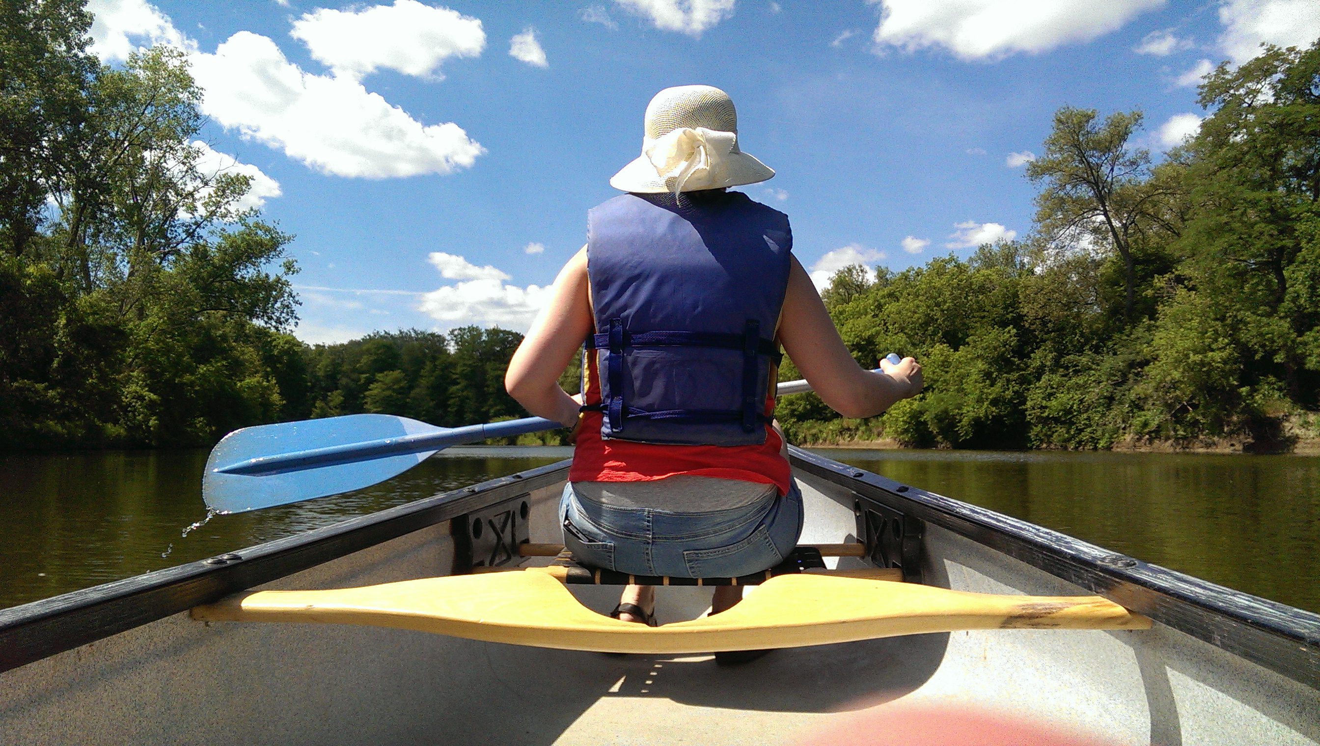 Canoeing on the Humber River