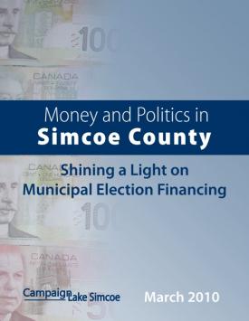 Money and Politics in Simcoe County
