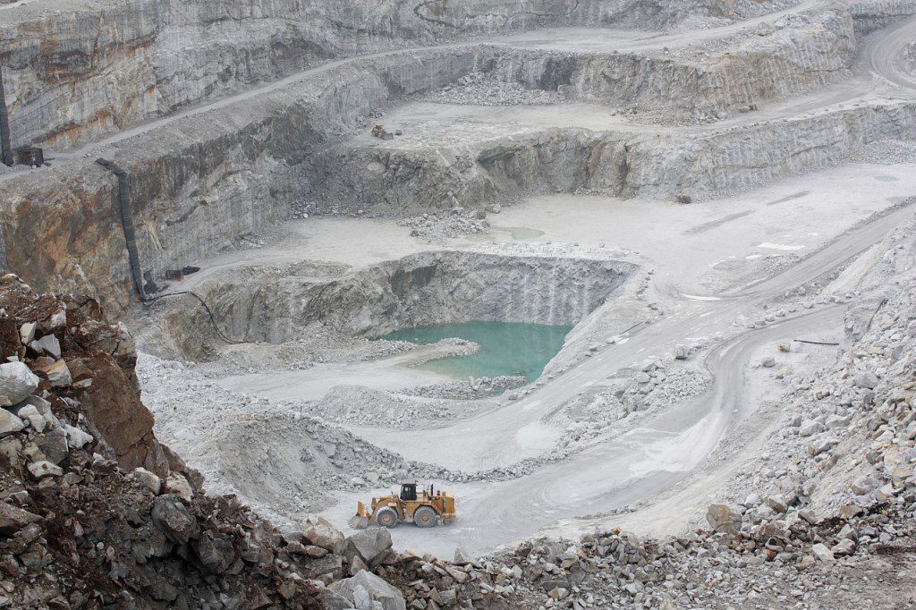 Aggregate operation - limestone quarry