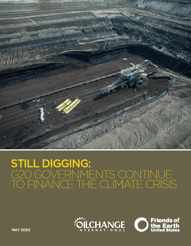 Still Digging: G20 Governments Continue to Finance the Climate Crisis