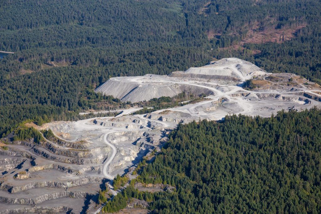 open pit coal mine