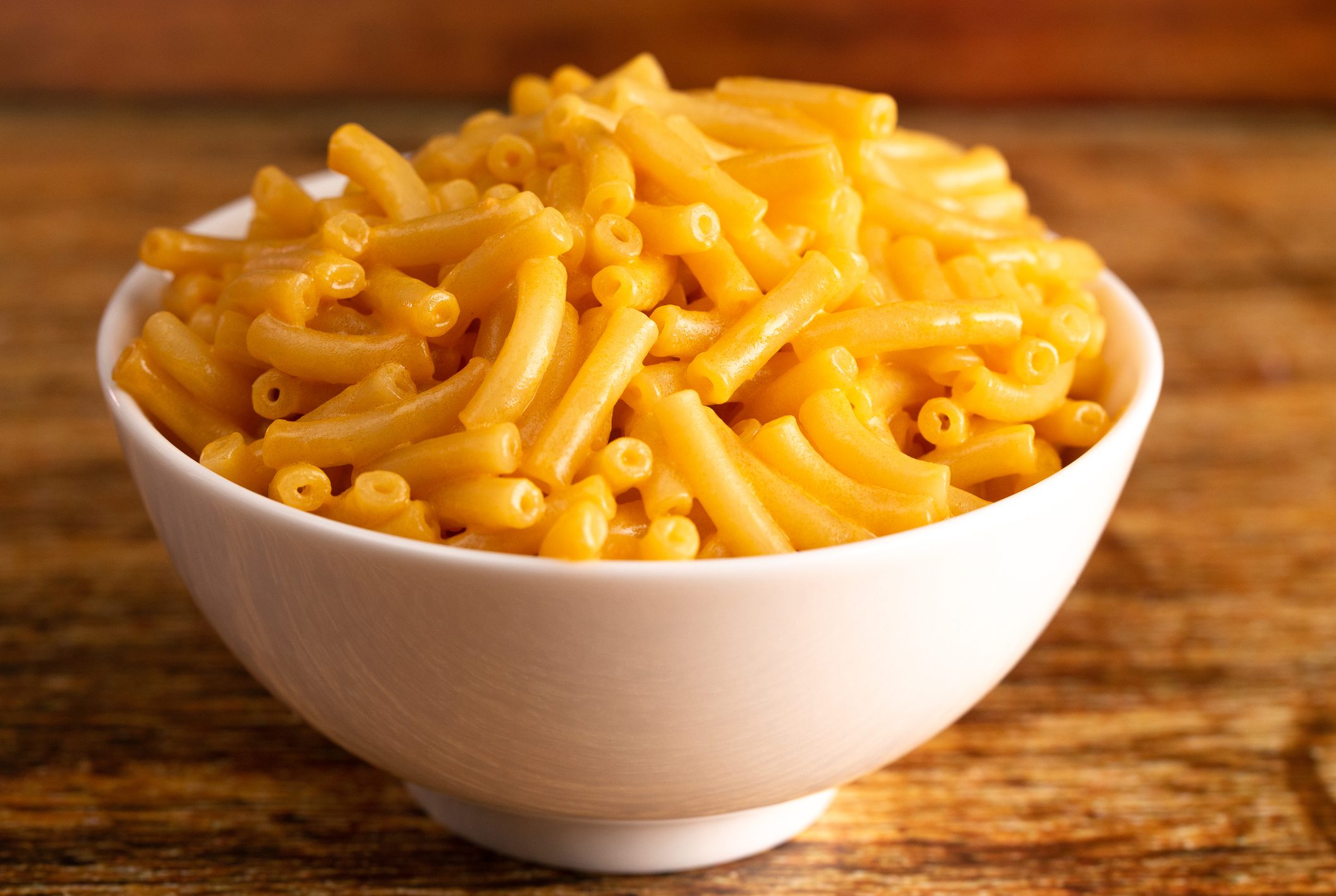 bowl of Kraft Dinner mac and cheese