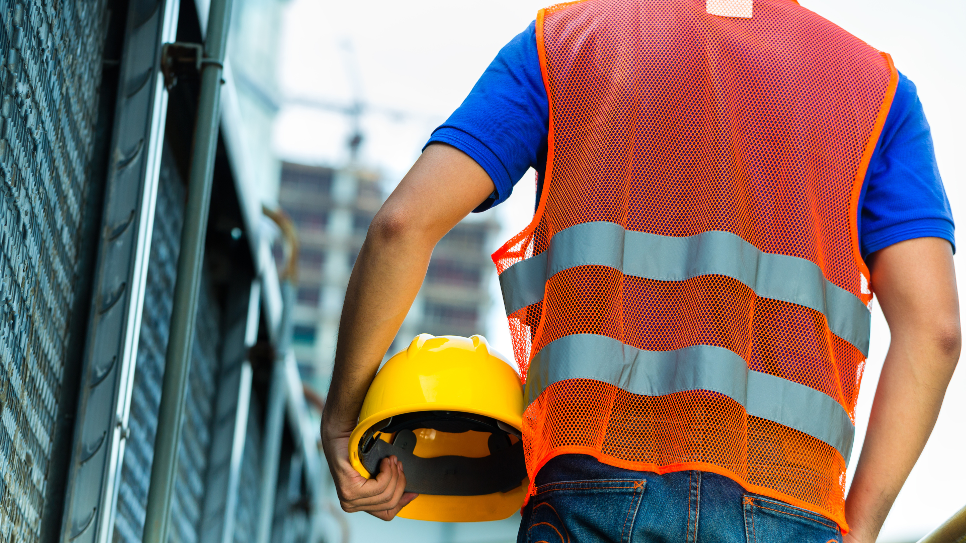 Worker with Hard Hat